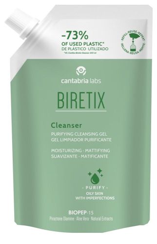 BIRETIX Cleanser 400ml - NÁHRADNÍ NÁPLŇ